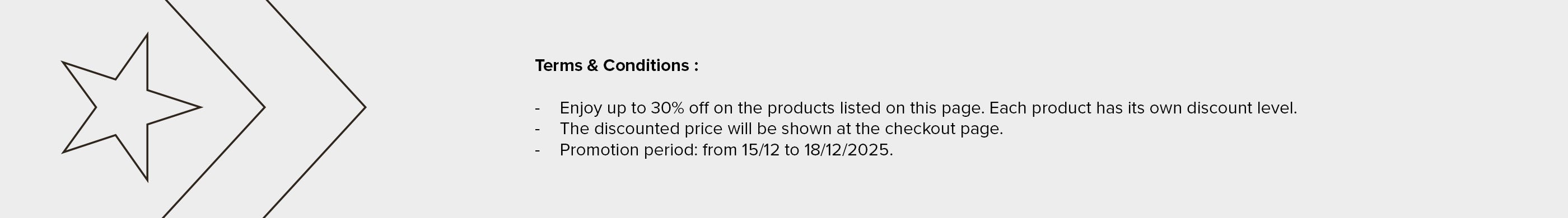 Up to 30% OFF Up to 30% OFF